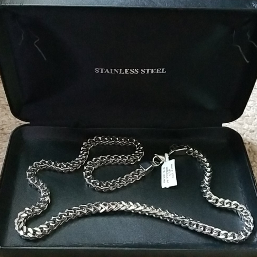 Stainless Steel Boxchain Necklace